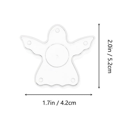

20pcs Plastic Candle Containers Inflaming Retarding Candle Shells for DIY Candle