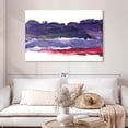 thumbnail image 2 of Elephant Stock Coastal Ink Iv Wall Art - Horizontal Canvas Wall Art - Living Room Wall Decor - Abstract Canvas - Purple And Blue Decor By Chris Paschke - 48" x 32", 2 of 8