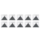thumbnail image 1 of 10 almohadillas antideslizantes para snowboard, color plata, con agarre mejorado. Accesorios profesionales antideslizantes para snowboard, ideales Forma de pirámide, 1 of 8