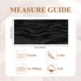 thumbnail image 2 of Table Runner Ase'm, 3 unidades, 89 x 305 cm, gasa negra, 2 of 7