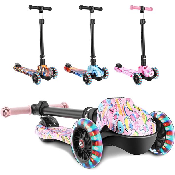 Weskate Scooters For Kids Foldable Scooter For Toddlers Girls Boys Led Lights Up 3 Wheels Scooter Adjustable Height Lean To Steer Great Gifts For Children Ages 3 12 Walmart Com Walmart Com Weskate Scooters For Kids Foldable Scooter For Toddlers Girls Boys Led Lights Up 3 Wheels Scooter Adjustable Height Lean To Steer Great Gifts For Children Ages 3 12 Walmart Com Walmart Com