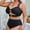 A184 Black, variant on Two Piece Bikini Sets for Women Plus Size Padded High Waisted Bathing Suits Color Block Push Up Bikini Top High Cut Cheeky Swimwear Summer Vacation