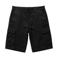thumbnail image 7 of cfhntfmh Men Cargo Shorts Wide Leg Casual Knee Length Lightweight Shorts Stretch Outdoor Hiking Travel Work Short Pants, 7 of 7