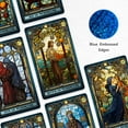 thumbnail image 3 of Tarot Cards CRAFTERIAN Stained Glass 78 baraja de tarot con libro guía, 3 of 6