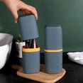 thumbnail image 3 of Portable Travel Camping Toothpaste Case Cover Holder Toothbrush-Box Storage, 3 of 9