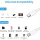 thumbnail image 3 of Cable USB C a Lightning de 3 pies de SGElectronix, cable de carga tipo C a Lightning, cable de carga rápida para iPhone, cable blanco, 3 of 3