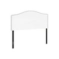 thumbnail image 2 of Upholstered Headboard In White Leather Look For Full Bedroom, 2 of 3