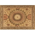 thumbnail image 1 of Ahgly Company Indoor Rectangle Medallion Brown Traditional Area Rugs, 7' x 10', 1 of 4