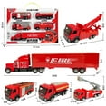 thumbnail image 4 of Esaierr Kids Alloy Engineering Car Toy Set,Truck Fire Fighting Car Play Set for Toddlers Boys Girls, 4 of 6