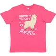 thumbnail image 3 of Inktastic Grammy's You Say Alpaca My Bags Youth T-Shirt, 3 of 5