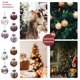 thumbnail image 3 of Bearachild Paquete de 30 bolas de Navidad, colgante decorativo de Navidad reutilizable para fiestas, bodas, cumpleaños, fotografía, patio, decoración del Kits de decoración para fiestas Rosa Rosa Bearachild HA065288-07B, 3 of 6