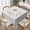 White Black, variant on Orange Black Polka Dots Soft Tablecloth Square Dinng Table Covers for Kitchen & Table Linens 52" x 52"