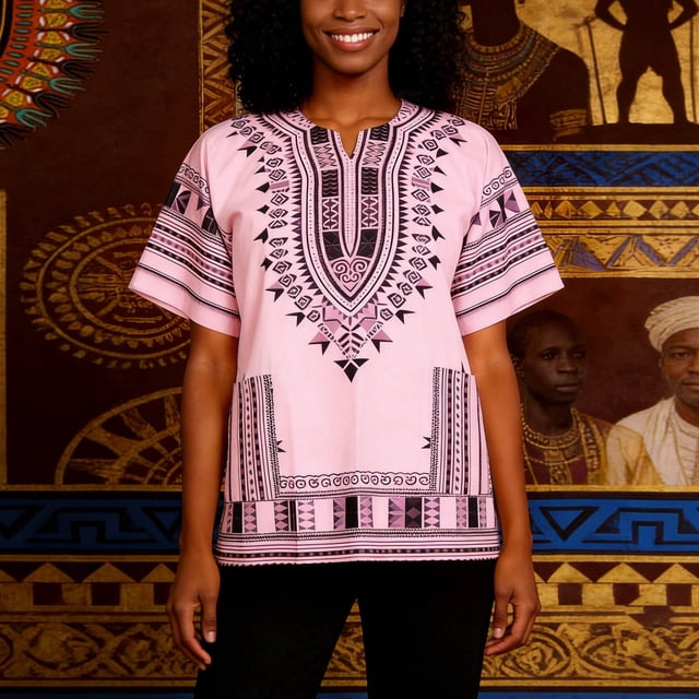 Timeless African Print Tee for Everyday Comfort with Distinctive Geometric Patterns Men’s T Shirt