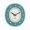 Blue, variant on Indoor Decoration Wall Clock Living Room Corridor Study Room Personalized and Creative Color Modern Clock, 33.5 * 38cm