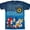 Navy/Royal, variant on Sonic The Hedgehog Little Boys T Shirt