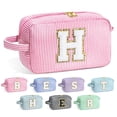 thumbnail image 1 of Bolsa de maquillaje YOOLIFE Initial Monogram Cute Pink para mujer, 1 of 8