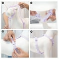thumbnail image 6 of PoyPet Non-Pulling Dog Harness,Waterproof PVC Harness with 2 Leash Clips,Purple M, 6 of 7