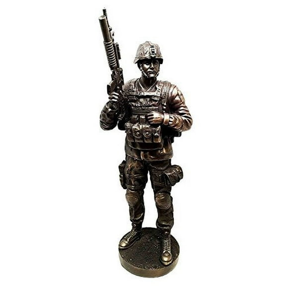 Modern Military Warfare Infantry Desert Tactician Commando On Guard Figurine
