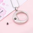 thumbnail image 5 of Constantlife Moon Cremation Jewelry for Ashes Holder Urn Necklace for Ashes Of Loved One Urn Pendants with Chain, 5 of 6