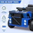thumbnail image 2 of Telyswee Ride On Dump Truck 12V Ride On Car Toy for Kids with Remote Control, Electric Dump Bed, Shovel, Music Player, High and Low Speed and Four-Wheel Shock Absorption for Kids Aged 3+, 2 of 6