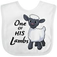 thumbnail image 3 of Inktastic One of His Lambs Easter Sheep Boys or Girls Baby Bib, 3 of 4