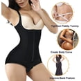 thumbnail image 5 of Irisnaya Women's Shapewear Bodysuit Tummy Control Waist Trainer Slim Full Body Shaper Underwear Open Bust Corset Cincher Slimmer Butt Lifter Panties(Black Medium), 5 of 8