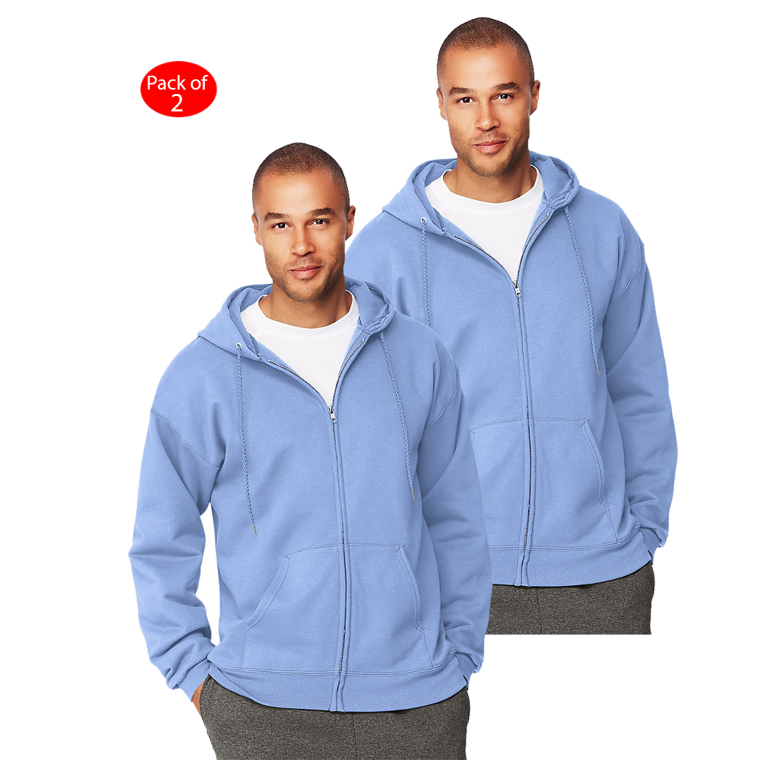 hanes men's ultimate cotton full zip hooded sweatshirt