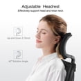 thumbnail image 2 of Silla de oficina SIHOO M18 ergonómica para personas grandes y altas, 2 of 8
