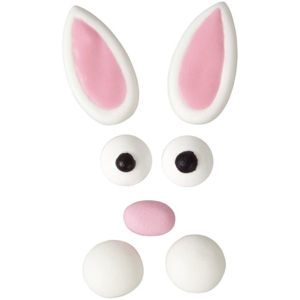 Wilton Easter Bunny Face Icing Decorations Kit