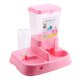 thumbnail image 2 of Alimentador automático para mascotas, dispensador de alimentos desmontable, botella de agua, herramienta de alimentación para gatos y perros, color rosa, 2 of 5