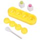 thumbnail image 1 of Diy Bento Molde cuatro bolas de arroz en forma de sushi herramienta accesorios de cocina, 11 Afortunado Sencillez, 1 of 2