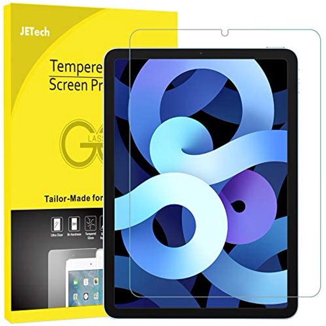 JETech Screen Protector for iPad Air 4 (10.9-Inch, 2020 Model, 4th Generation), Tempered Glass Film