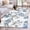 Blue, variant on 3'x5' Area Rugs, Blue Floral Birds Indoor Outdoor Area Rug for Living Room Bedroom, Farmhouse Flowers Pastoral Washable Bathroom Rugs Kitchen Floor Carpet Mats Home Decor Aesthetic