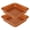 Gold, variant on Donepart 8 x 8 Square Cake Pan Set of 2, Nonstick Square Baking Pan, Carbon Steel 8in Brownies Pan for Cake Brownie Lasagna,Oven Safe & Durable Blue