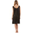 thumbnail image 2 of Casual Nights Women's Satin Lace Sleeveless Night Gown, 2 of 2