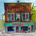 thumbnail image 2 of McCreery, Paul 12x12 Gold Ornate Wood Framed with Double Matting Museum Art Print Titled - Urban Scape III, 2 of 4