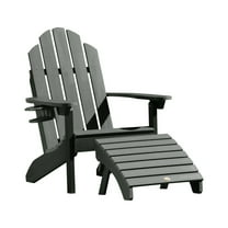 highwood® 1 Classic Westport Adirondack Chair/Cup Holder/Ottoman Set