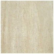 Travertini 16.75 x 16.75 Floor and Wall Tile in Beige (Box of 7)