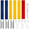 thumbnail image 1 of OULII 1Pack Figure Shelves for Room Wall Hanging Rack Assorted Color for Bedroom, 1 of 8