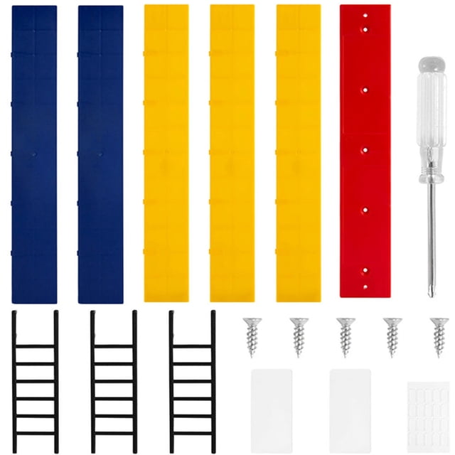 OULII 1Pack Figure Shelves for Room Wall Hanging Rack Assorted Color for Bedroom