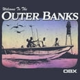 thumbnail image 2 of Women's Outer Banks Welcome to the OBX Graphic Tee Navy Blue 2X Large, 2 of 4