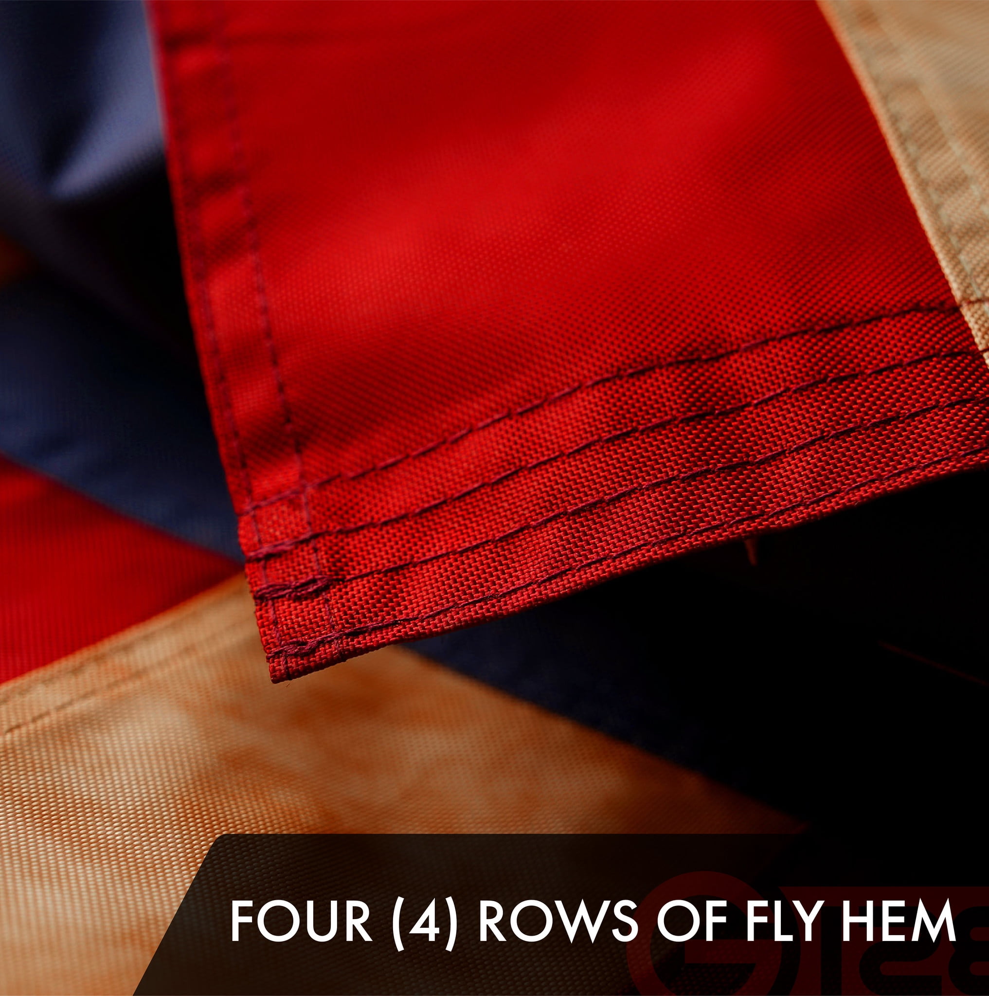 G128 Combo Pack: American USA Tea-Stained Flag 2x3 Ft & Bennington 76 Tea-Stained Flag 2x3 Ft | Both ToughWeave Pro Series Embroidered 420D Polyester, Embroidered Design, Brass Grommets