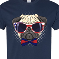thumbnail image 4 of Inktastic Pug Dog July 4th Patriotic Sunglasses T-Shirt, 4 of 5