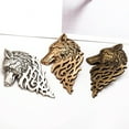 thumbnail image 3 of Soumake Vintage Women Men Wolf Lapel Brooch Pin Collar Jewelry Shirt Jeans Jacket Badge, 3 of 8