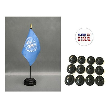 Box Of 12 United Nations 4 X6 Miniature Desk Table Flags
