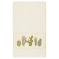 thumbnail image 2 of Linum Home Textiles Turkish Cotton Mila Embellished Bath Towel Set Color: Light Gray Size: 2 PC SET, 2 of 2
