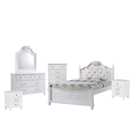 Picket House Furnishings Annie Twin Platform 6PC Bedroom Set