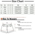thumbnail image 2 of Hvot&aat Women's Button Down Short Baggy Wide Leg Shorts Casual Elastic Waist Shorts Breathable Solid Shorts, 2 of 2