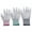 Gray, variant on SagaSave PU Nylon Pair Anti Static Work Gloves Grip Palm Protect Gloves for Repairing Safety S/M/L Pink