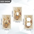 thumbnail image 2 of Light Switch Cover Switch Plate Outlet Cover Plug Cover for Electrical Unused Outlet Cover Bears Are Eating Honey, 2 of 6